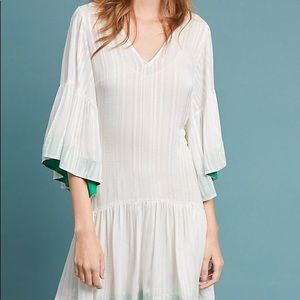 TracyReese Anthropologie Hera Flutter Sleeve Dress